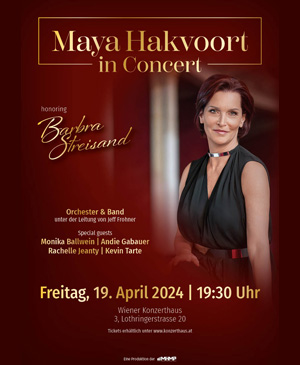 Maya Hakvoort in Concert honoring Barbra Streisand